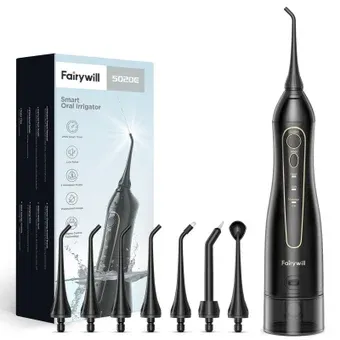 Fairywill F5020E (черный, 7 насадок)