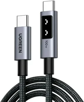 Ugreen L509 35501 USB Type-C - USB Type-C (1 м, серый)