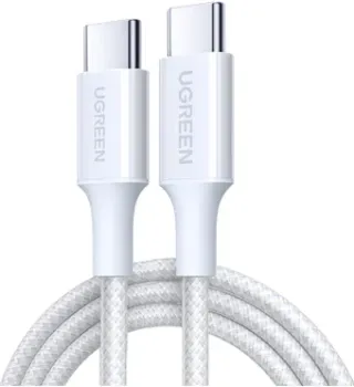 Ugreen L502 USB Type-C - USB Type-C (2 м, белый)