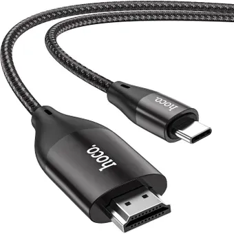 Hoco UA16 USB Type-C - HDMI (2 м, черный)