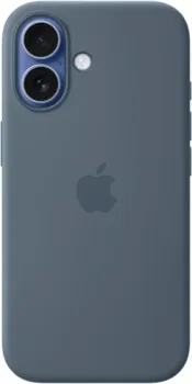 Apple MagSafe Silicone Case для iPhone 17 (темно-синий)