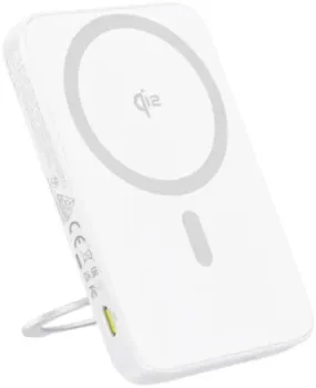 Baseus PicoGo Qi2 Magnetic Power Bank 5000mAh 20W (белый)