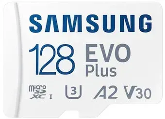 Samsung EVO Plus 2024 microSDXC 128GB (с адаптером)