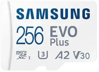 Samsung EVO Plus 2024 microSDXC 256GB (с адаптером)