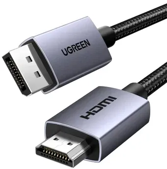 Ugreen DP125 35842 DisplayPort - HDMI (2 м, черный)