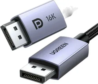 Ugreen DP118 DisplayPort - DisplayPort 15383 (1 м, серый)