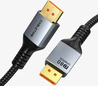 Cabletime DisplayPort - DisplayPort 1.2 16K@60Hz 8K@120Hz 4K@240Hz (2 м, черный)