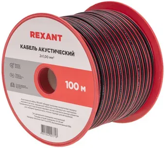 Rexant 01-6105-3 (100 м, красный/черный)