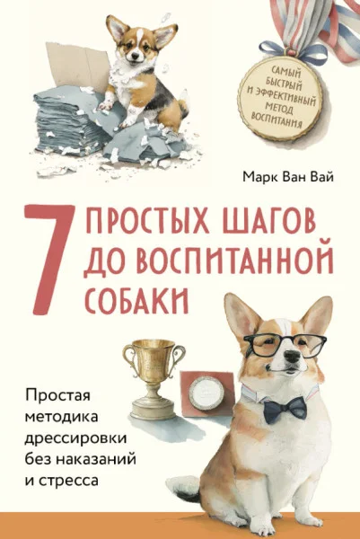 7 простых шагов до воспитанной собаки. Простая методика дрессировки без наказания и стресса - Марк Ван Вай - 2025 год