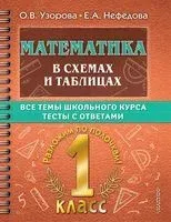 Математика в схемах и таблицах. Все темы школьного курса 1 класса с тестами - Елена Нефедова, Ольга Узорова - 2022 год