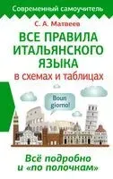 Все правила итальянского языка в схемах и таблицах - Сергей Матвеев - 2022 год