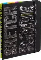 Sketchbook с уроками внутри. Визуальный экспресс-курс по рисованию (чёрный) - 2025 год
