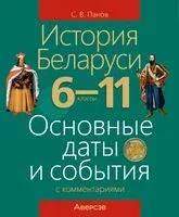 История Беларуси. 6-11 классы. Основные даты и события с комментариями - Сергей Панов - 2024 год
