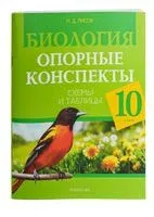 Биология. 10 класс. Опорные конспекты, схемы и таблицы - Николай Лисов - 2024 год