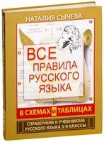 Все правила русского языка в схемах и таблицах. 5-9 классы - Наталья Сычева - 2018 год