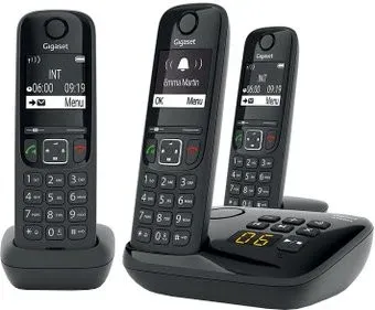 Gigaset AS690A Trio RUS (черный)