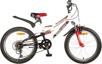Novatrack Shark 20 20SS6V.SHARK.WT20 (белый/красный, 2020)