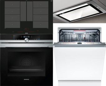 Siemens HB672GBS1 + EX801LYC1E + Bosch SMV6ECX51E + Elica Hidden 2.0 IXGL/A/90