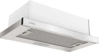 Elikor Интегра Glass 60Н-400-В2Д (нержавеющая сталь/белое стекло) (940981)