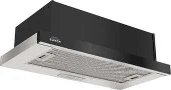 Elikor Интегра Glass 60Н-400-В2Д (нержавеющая сталь/черное стекло) (940982)