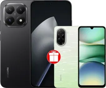 Xiaomi 15T 12GB/256GB международная версия (черный) + Xiaomi Redmi A5 4GB/128GB (зеленое озеро) по акции