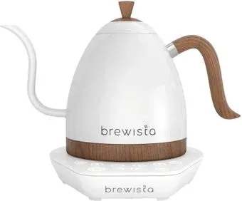 Brewista Artisan Gooseneck 1л (белый/дерево)