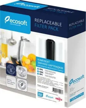 ECOSOFT 1-2-3 для фильтров обратного осмоса CPV3ECOSTD