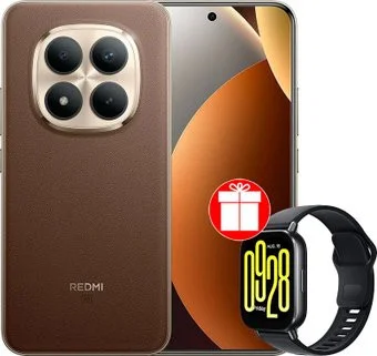 Xiaomi Redmi Note 15 Pro+ 5G 8GB/256GB международная версия (коричневый) + умные часы Xiaomi Redmi Watch 5 Active (черный) по акции
