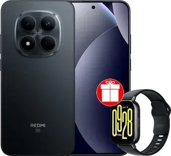 Xiaomi Redmi Note 15 Pro 5G 8GB/256GB международная версия (черный) + умные часы Xiaomi Redmi Watch 5 Active (черный) по акции