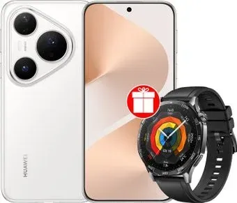 Huawei Pura 80 Pro LMR-LX9 12GB/512GB (белый) + умные часы Huawei Watch GT 5 по акции