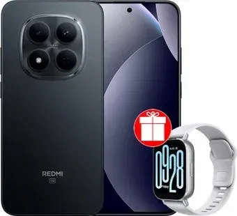Xiaomi Redmi Note 15 Pro 5G 8GB/256GB международная версия (черный) + умные часы Xiaomi Redmi Watch 5 Active (серебристый) по акции