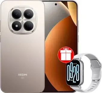 Xiaomi Redmi Note 15 Pro 5G 8GB/256GB международная версия (титановый) + умные часы Xiaomi Redmi Watch 5 Active (серебристый) по акции