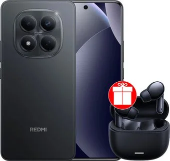 Xiaomi Redmi Note 15 Pro 8GB/256GB международная версия (черный металл) + наушники Xiaomi Redmi Buds 6 Lite (черный) по акции