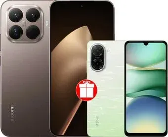 Xiaomi 15T Pro 12GB/512GB международная версия (золотистый мокко) + Xiaomi Redmi A5 4GB/128GB (зеленое озеро) по акции