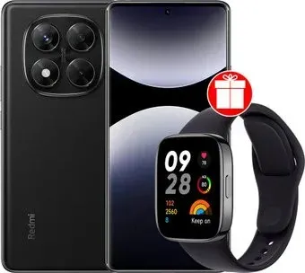 Xiaomi Redmi Note 14 Pro 8GB/256GB международная версия (черный) + умные часы Xiaomi Redmi Watch 3 (черный) по акции
