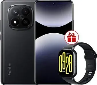 Xiaomi Redmi Note 14 Pro+ 5G 8GB/256GB международная версия (черный) + умные часы Xiaomi Redmi Watch 5 Active (черный) по акции