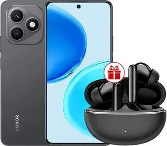 HONOR X8d 8GB/128GB международная версия (черный) + наушники HONOR Choice Earbuds X8 по акции