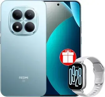 Xiaomi Redmi Note 15 Pro 5G 8GB/256GB международная версия (синий) + умные часы Xiaomi Redmi Watch 5 Active (серебристый) по акции
