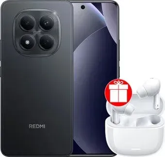 Xiaomi Redmi Note 15 Pro 8GB/256GB международная версия (черный металл) + наушники Xiaomi Redmi Buds 6 Lite (белый) по акции