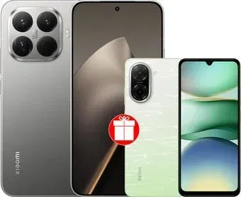 Xiaomi 15T Pro 12GB/256GB международная версия (серый) + Xiaomi Redmi A5 4GB/128GB (зеленое озеро) по акции
