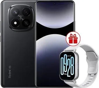 Xiaomi Redmi Note 14 Pro+ 5G 12GB/512GB международная версия (черный) + умные часы Xiaomi Redmi Watch 5 Active (серебристый) по акции