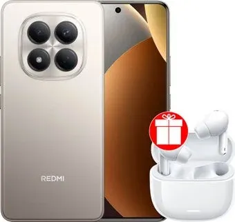 Xiaomi Redmi Note 15 Pro 12GB/256GB международная версия (титановый) + наушники Xiaomi Redmi Buds 6 Lite (белый) по акции