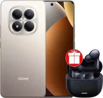 Xiaomi Redmi Note 15 Pro 12GB/256GB международная версия (титановый) + наушники Xiaomi Redmi Buds 6 Lite (черный) по акции