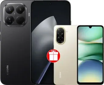 Xiaomi 15T Pro 12GB/256GB международная версия (черный) + Xiaomi Redmi A5 4GB/128GB (песочное золото) по акции