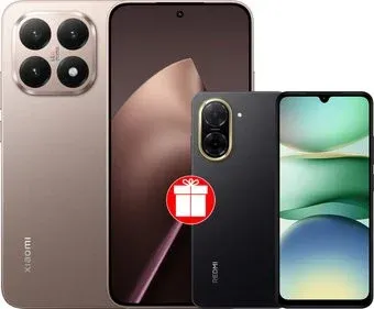 Xiaomi 15T 12GB/512GB международная версия (розовое золото) + Xiaomi Redmi A5 4GB/128GB (полуночный черный) по акции