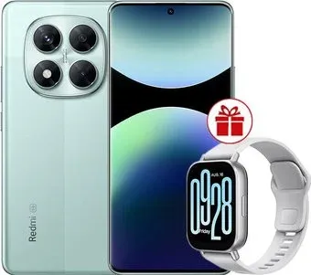 Xiaomi Redmi Note 14 Pro 5G 12GB/256GB международная версия (зеленый) + умные часы Xiaomi Redmi Watch 5 Active (серебристый) по акции