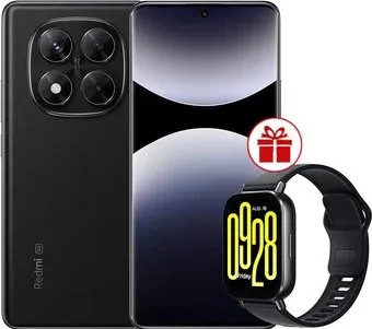 Xiaomi Redmi Note 14 Pro 5G 12GB/256GB международная версия (черный) + умные часы Xiaomi Redmi Watch 5 Active (черный) по акции