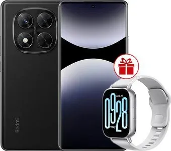 Xiaomi Redmi Note 14 Pro 8GB/256GB международная версия (черный) + умные часы Xiaomi Redmi Watch 5 Active (серебристый) по акции