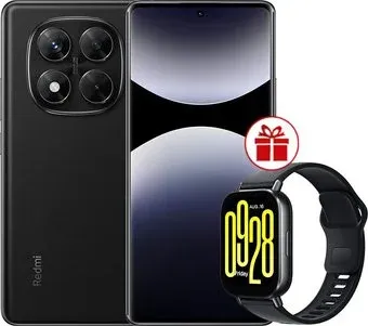Xiaomi Redmi Note 14 Pro 8GB/256GB международная версия (черный) + умные часы Xiaomi Redmi Watch 5 Active (черный) по акции
