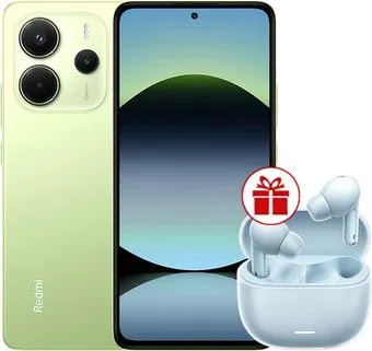 Xiaomi Redmi Note 14 8GB/256GB международная версия (зеленый) + наушники Xiaomi Redmi Buds 6 Lite (голубой) по акции